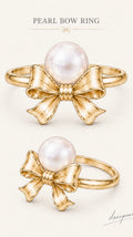 The DearPearl Bow Ring