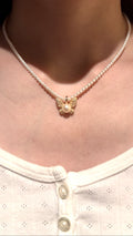 Butterfly Pearl Pendant