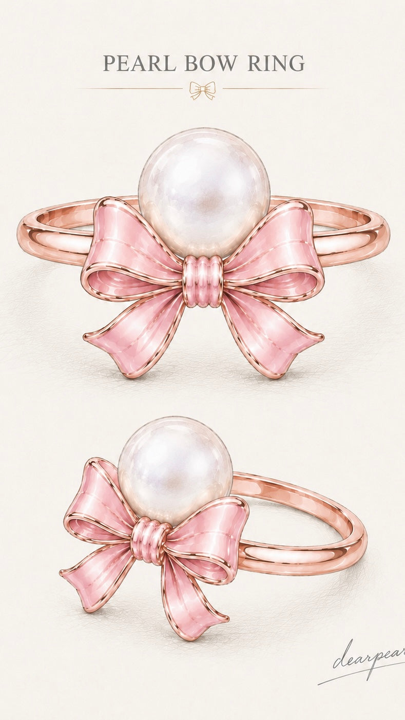 The DearPearl Bow Ring
