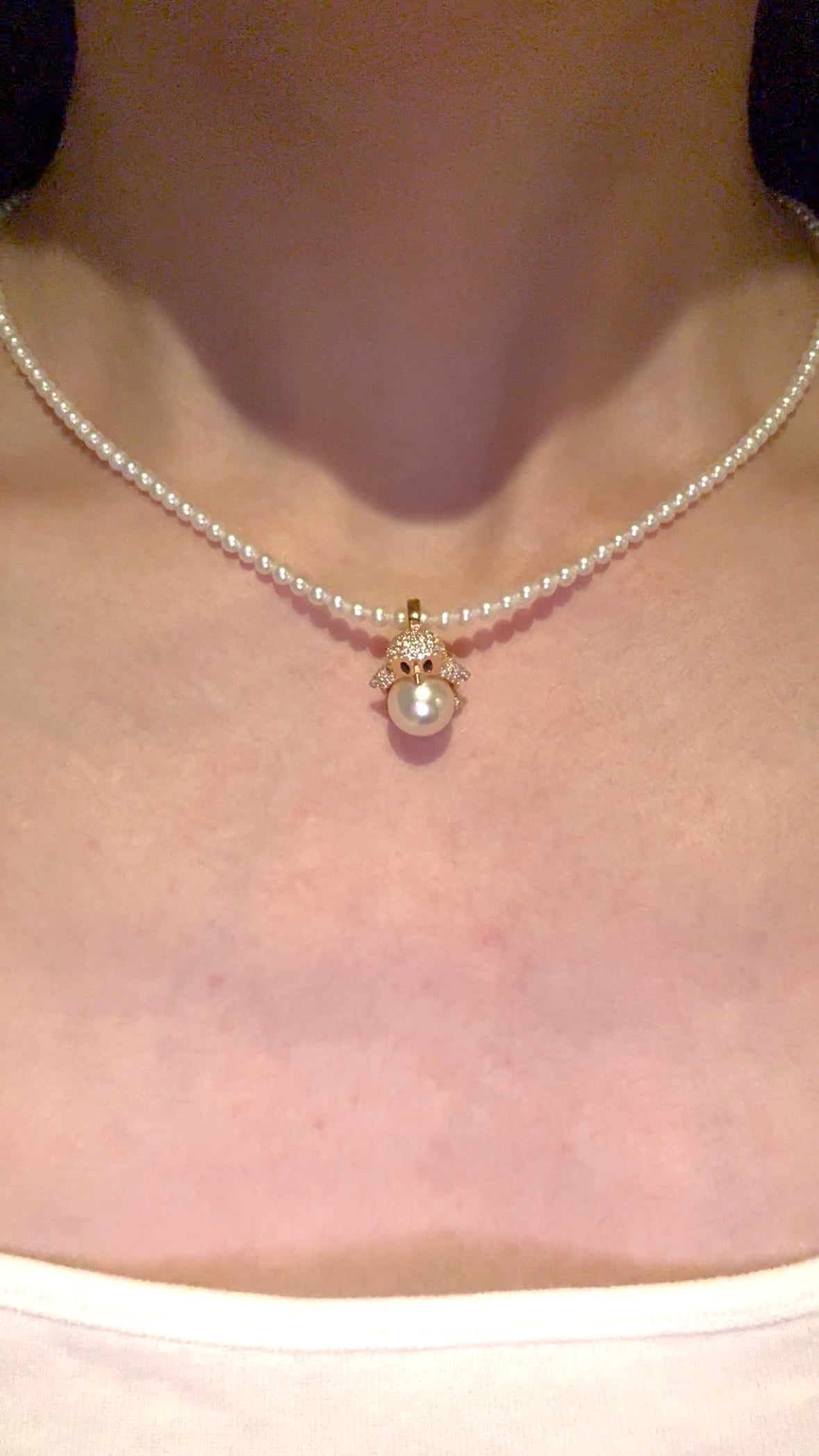 Penguin Pearl Pendant
