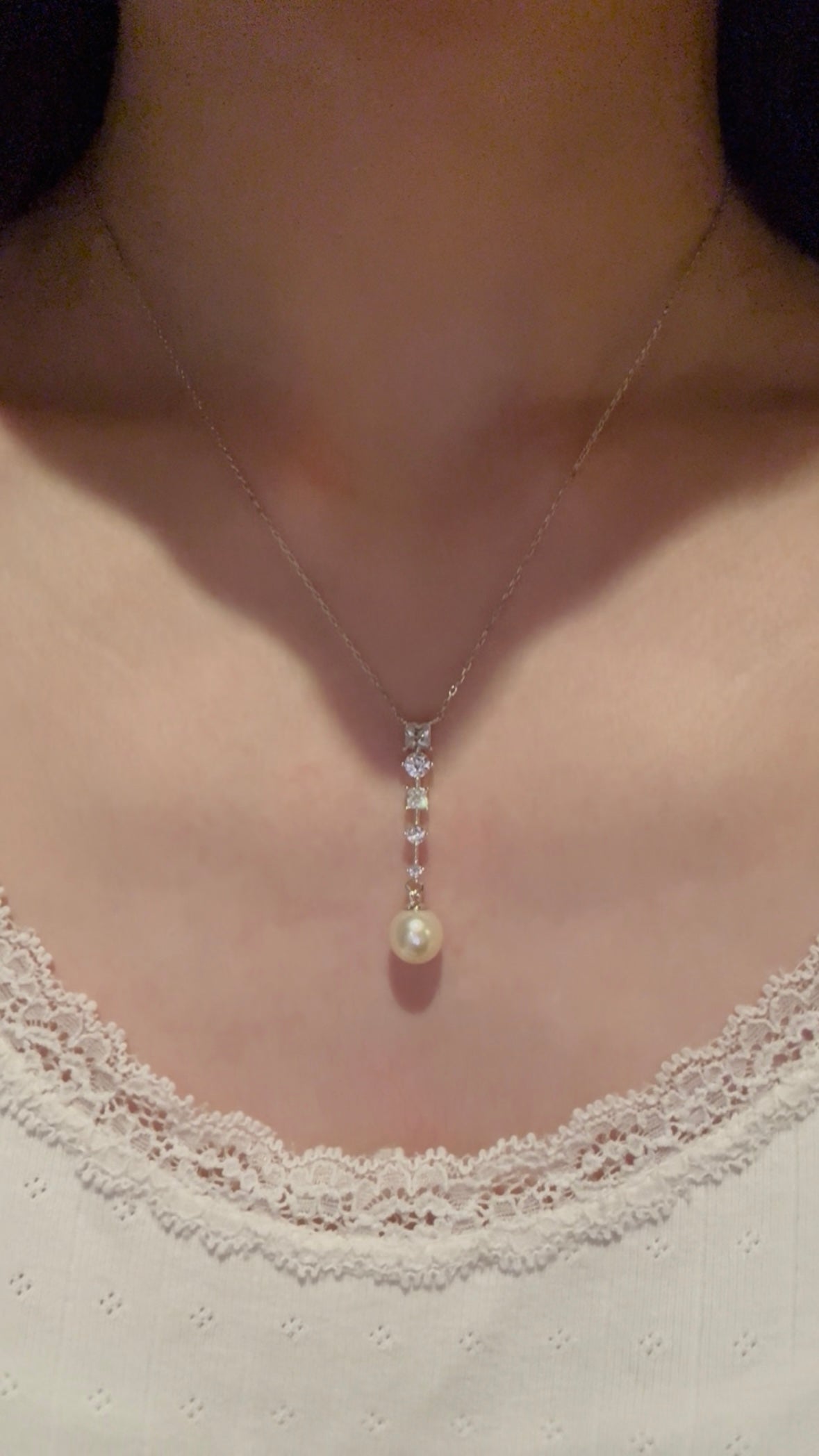 Akoya Pearl Drop Necklace