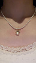 Leopard Akoya Pearl Necklace